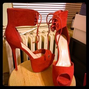 Red sexy heels